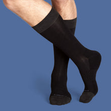 Load image into Gallery viewer, Men's Dress Over the Calf Solid Sock 4-Pack