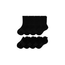 Load image into Gallery viewer, Youth Solids Calf & Ankle Sock 8-Pack