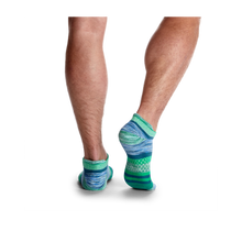 Load image into Gallery viewer, Men's Brush Stripe Ankle Socks