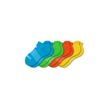 Load image into Gallery viewer, Youth Brights Ankle Sock 4-Pack