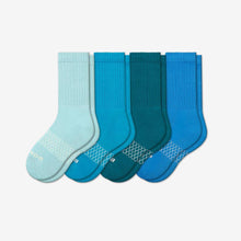Load image into Gallery viewer, Youth Solid Calf Sock 4-Pack