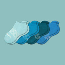 Load image into Gallery viewer, Youth Solids Ankle Sock 4-Pack