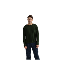 Load image into Gallery viewer, Men's Merino Wool Crew Neck Long Sleeve T-Shirt