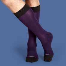 Load image into Gallery viewer, Men's Dress Over the Calf Solid Sock 4-Pack
