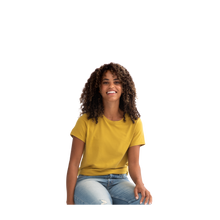 Load image into Gallery viewer, Women's Garment Wash Crew Neck T-Shirt