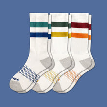 Load image into Gallery viewer, Men's Vintage Stripe Calf Sock 3-Pack