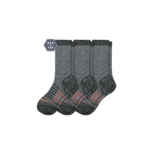 Load image into Gallery viewer, Men's Performance Merino Hiking Calf Sock 3-Pack