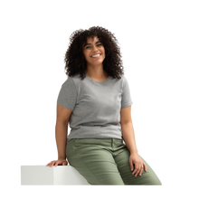 Load image into Gallery viewer, Women's Pima Cotton Crew Neck T-Shirt