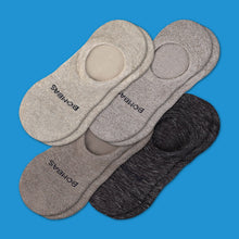 Load image into Gallery viewer, Men's Cushioned No Shows 4-Pack