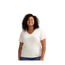 Load image into Gallery viewer, Women's Pima Cotton V-Neck T-Shirt