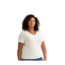 Load image into Gallery viewer, Women's Pima Cotton V-Neck T-Shirt