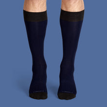 Load image into Gallery viewer, Men's Dress Over the Calf Solid Sock 4-Pack