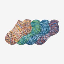 Load image into Gallery viewer, Youth Space Dye Ankle Sock 4-Pack