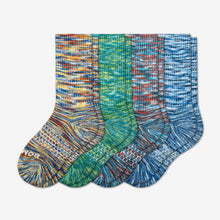 Load image into Gallery viewer, Youth Space Dye Calf Sock 4-Pack