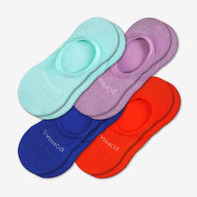 Load image into Gallery viewer, Youth Lightweight No Show Sock 4-Pack