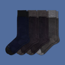 Load image into Gallery viewer, Men's Dress Over the Calf Solid Sock 4-Pack