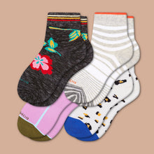 Load image into Gallery viewer, Women's Lightweight Quarter Sock 4-Pack