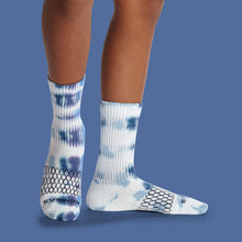 Load image into Gallery viewer, Youth Color Swatch Tie Dye Calf Sock 4-Pack