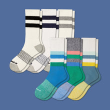Load image into Gallery viewer, Men's Vintage Stripe Calf Sock 6-Pack