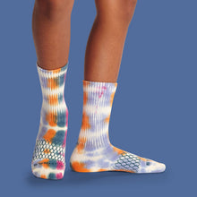Load image into Gallery viewer, Youth Color Swatch Tie Dye Calf Sock 8-Pack