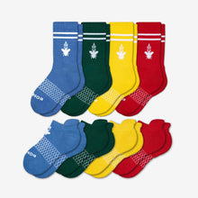 Load image into Gallery viewer, Youth Solids Calf & Ankle Sock 8-Pack
