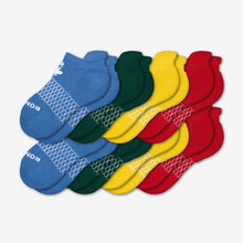 Load image into Gallery viewer, Youth Solids Ankle Sock 8-Pack