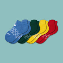 Load image into Gallery viewer, Youth Solids Ankle Sock 4-Pack
