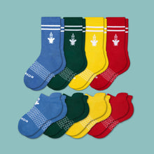 Load image into Gallery viewer, Youth Solids Calf & Ankle Sock 8-Pack