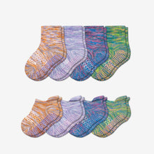Load image into Gallery viewer, Toddler Space Dye Gripper Calf & Ankle Sock 8-Pack