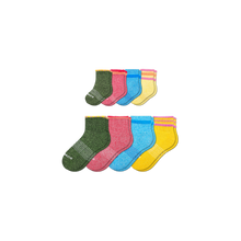 Load image into Gallery viewer, Father-Toddler Fuzzy Sesame Street Sock 8-Pack