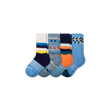 Load image into Gallery viewer, Youth Stripe Dream Calf Sock 4-Pack