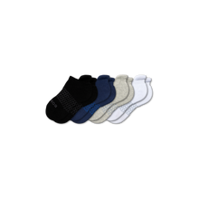 Load image into Gallery viewer, Youth Solids Ankle Sock 4-Pack