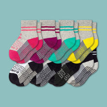 Load image into Gallery viewer, Toddler Gripper Calf Sock 8-Pack