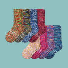 Load image into Gallery viewer, Youth Space Dye Calf Sock 8-Pack