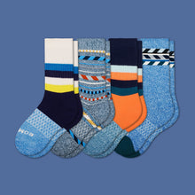 Load image into Gallery viewer, Youth Stripe Dream Calf Sock 4-Pack