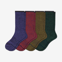 Load image into Gallery viewer, Women's Merino Wool Calf Sock 4-Pack