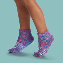 Load image into Gallery viewer, Toddler Space Dye Gripper Calf Sock 8-Pack