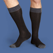 Load image into Gallery viewer, Men's Dress Over the Calf Solid Sock 4-Pack