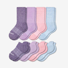 Load image into Gallery viewer, Youth Marls Calf & Ankle Sock 8-Pack