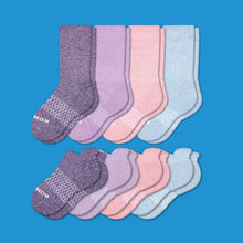 Load image into Gallery viewer, Youth Marls Calf & Ankle Sock 8-Pack