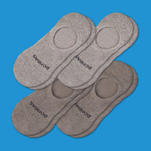 Load image into Gallery viewer, Men's Cushioned No Shows 4-Pack