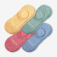 Load image into Gallery viewer, Men's Cushioned No Shows 4-Pack