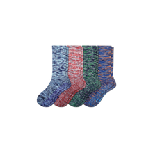 Load image into Gallery viewer, Women's Gripper Calf Sock 4-Pack