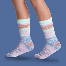 Load image into Gallery viewer, Youth Brush Stripe Calf & Ankle Sock 8-Pack