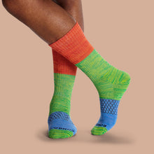 Load image into Gallery viewer, Men's Tri-Block Calf Socks 4-Pack