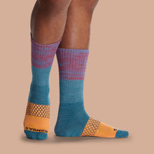Load image into Gallery viewer, Men's Tri-Block Calf Socks 4-Pack