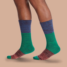 Load image into Gallery viewer, Men's Tri-Block Calf Socks 4-Pack