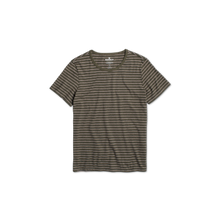 Load image into Gallery viewer, Women's Pima Cotton Striped Crew Neck T-Shirt