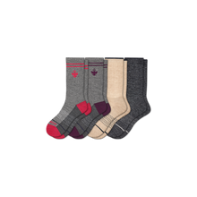 Load image into Gallery viewer, Women's Merino Wool Calf Sock 4-Pack