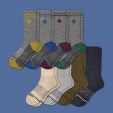 Load image into Gallery viewer, Men's Merino Wool Calf Sock 8-Pack